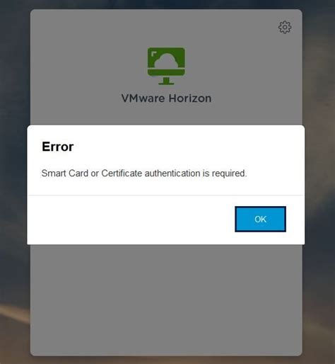 Verify Your Smart Card Authentication Configuration in Horizon C